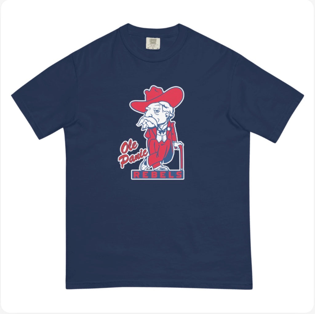 Ole Miss Panic Comfort Colors T-Shirt