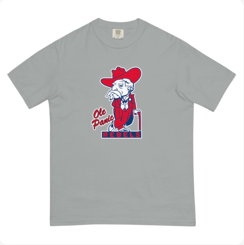 Ole Miss Panic Comfort Colors T-Shirt