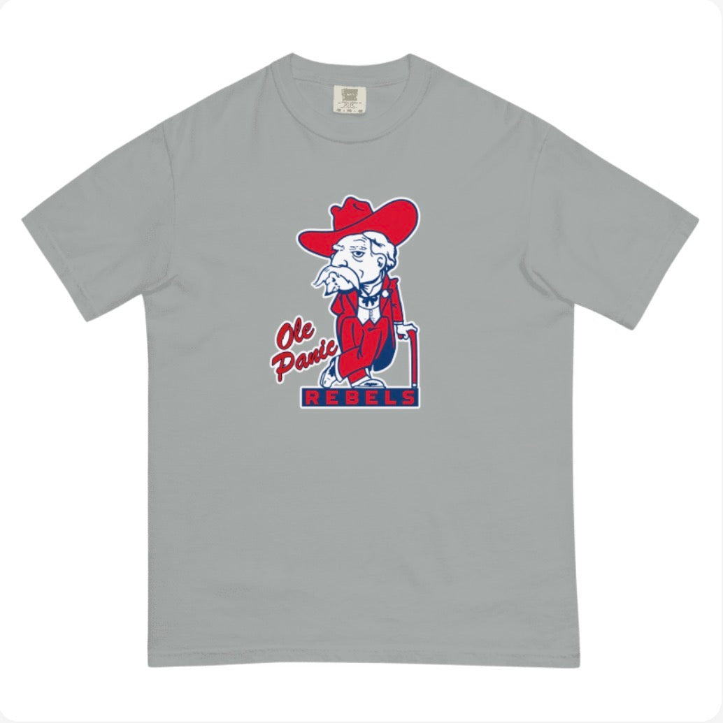 Ole Miss Panic Comfort Colors T-Shirt