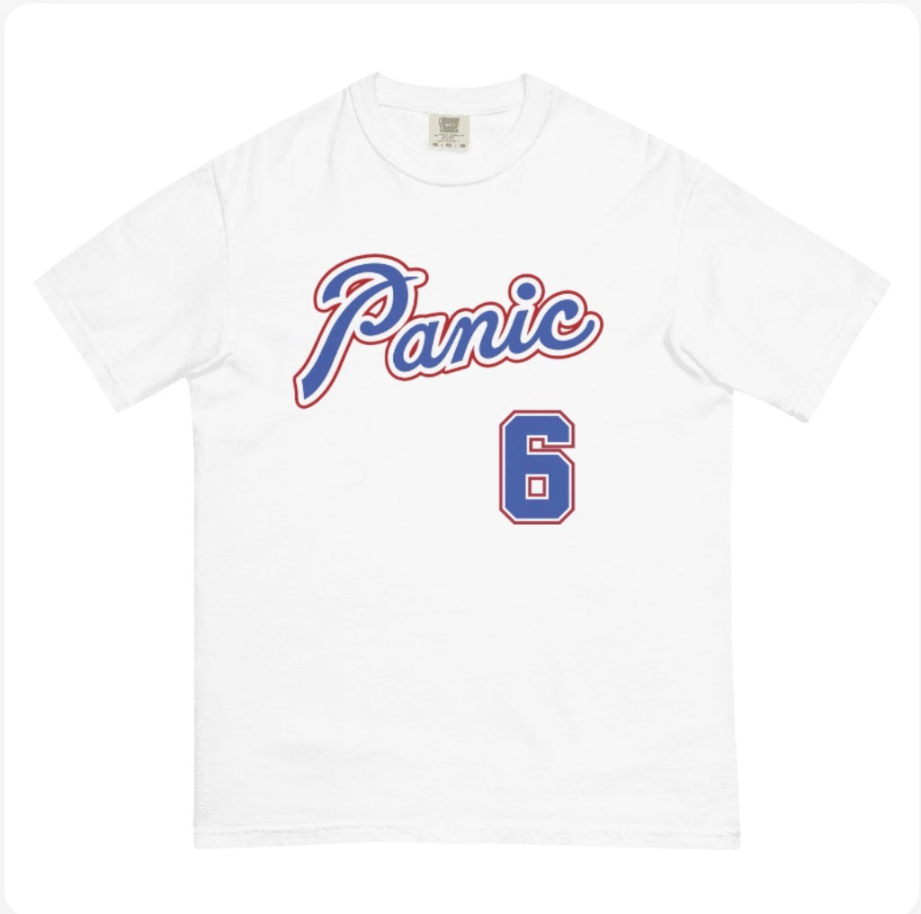 Braves Panic Custom Comfort Colors T-Shirt Jersey