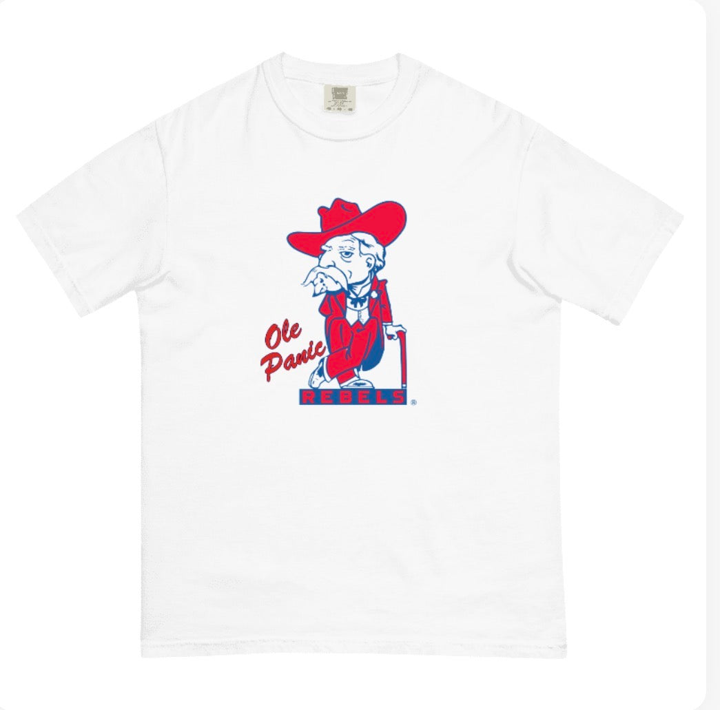 Ole Miss Panic Comfort Colors T-Shirt