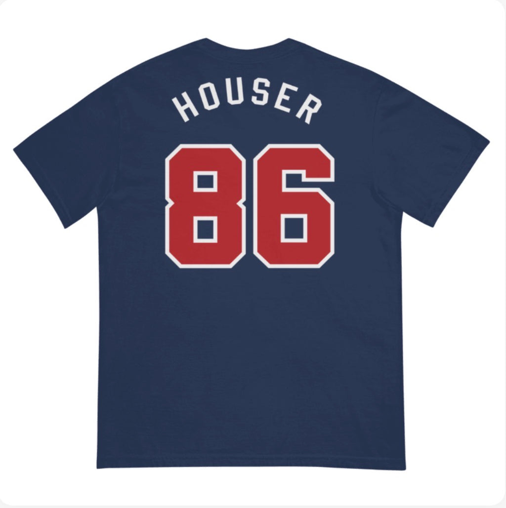Braves Panic Custom Comfort Colors T-Shirt Jersey