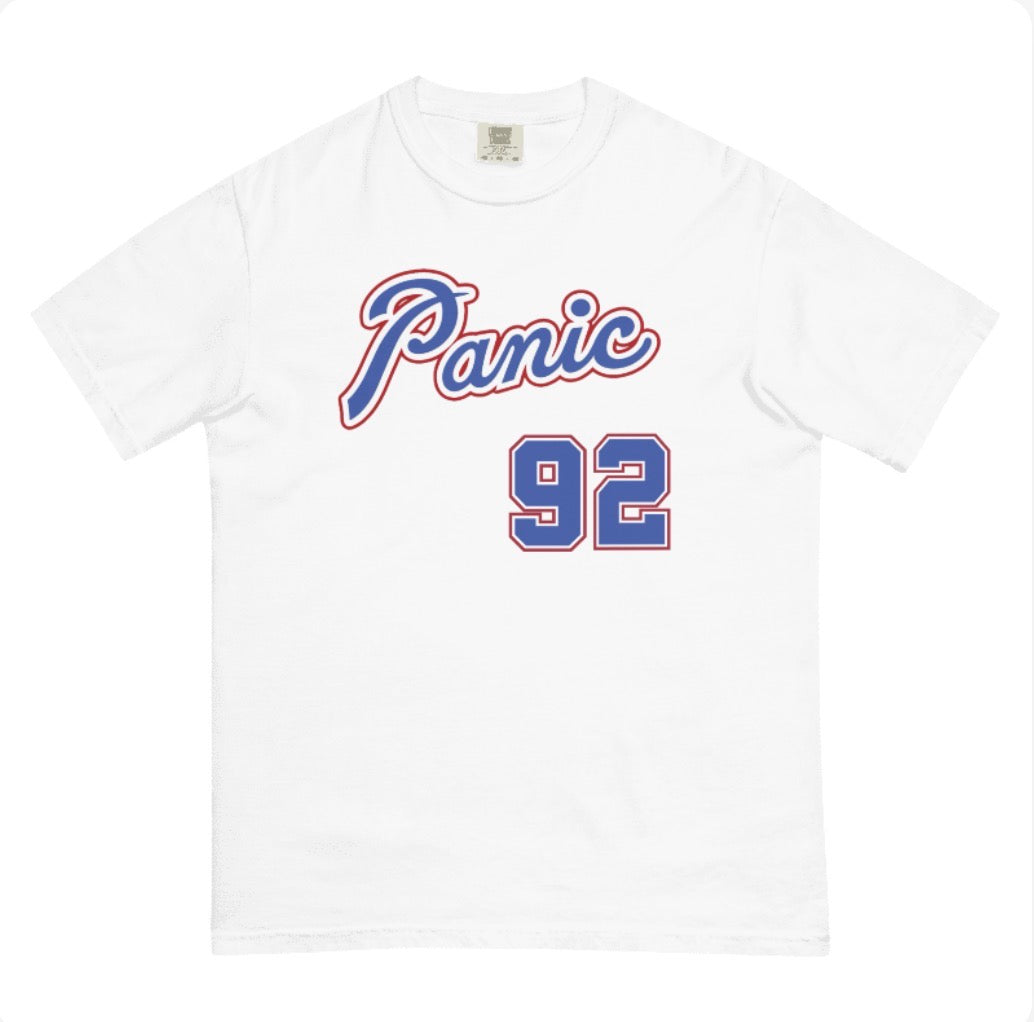 Braves Panic Custom Comfort Colors T-Shirt Jersey