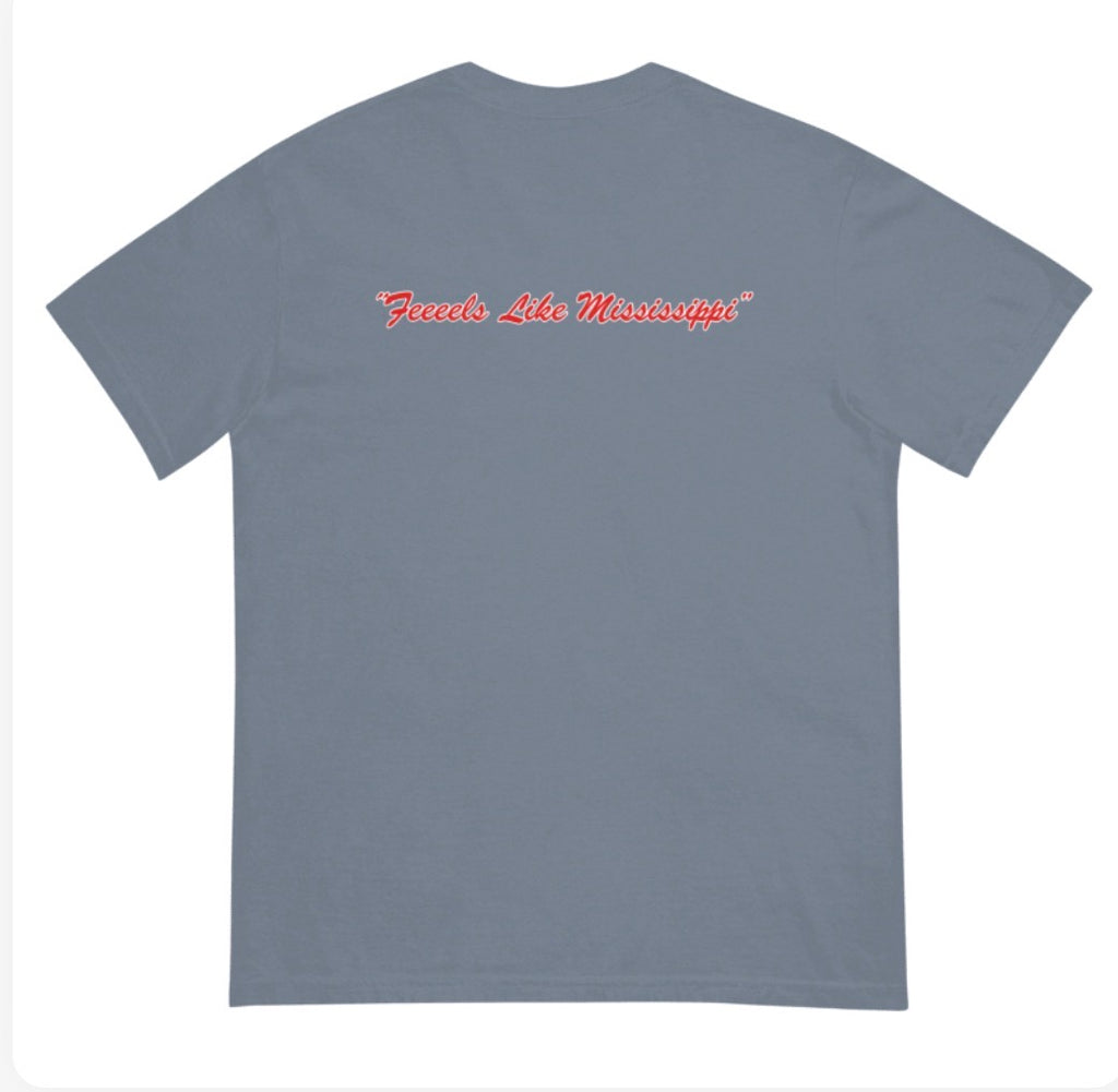 Ole Miss Dave Schools Picture Comfort Colors T-Shirt