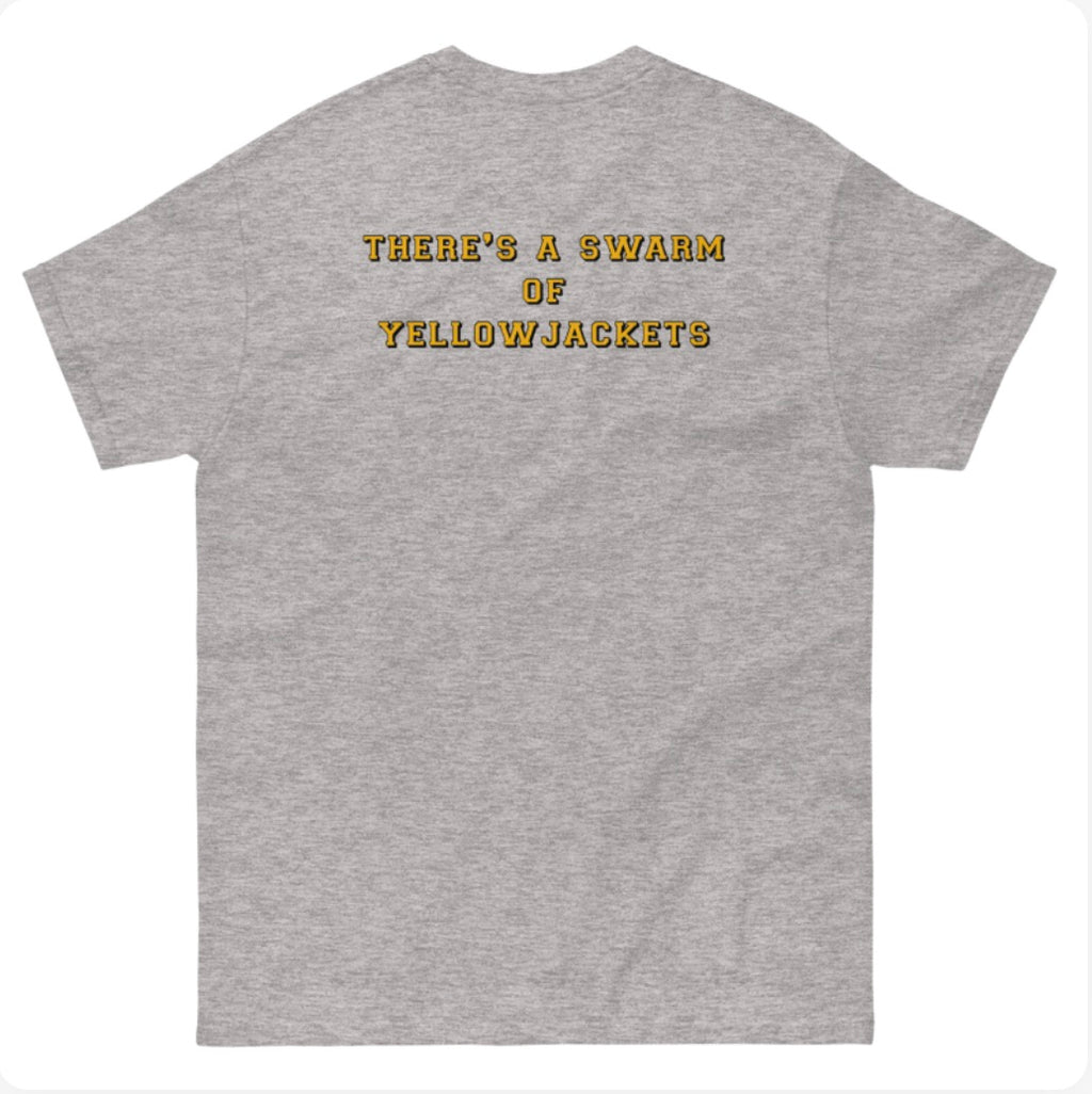 Georgia Tech Greta Gildan Heavyweight Cotton Sport Grey T-Shirt