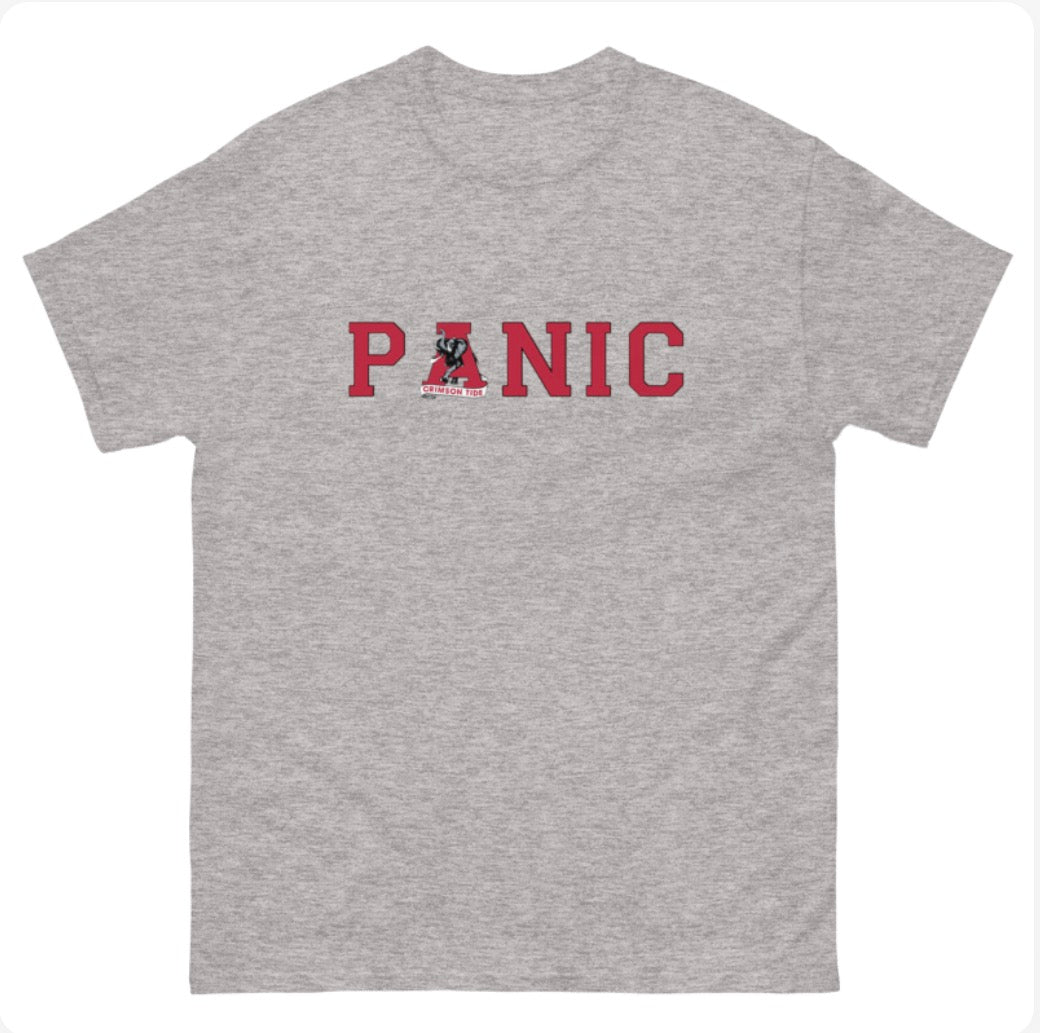 Bama Panic Gildan Heavyweight Cotton Sport Grey T-Shirt